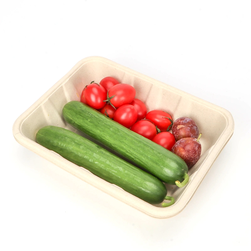 Biodegradable Environmentally Friendly Disposable Lunch Box for Salad Fruits Ntqw95025 Ut175
