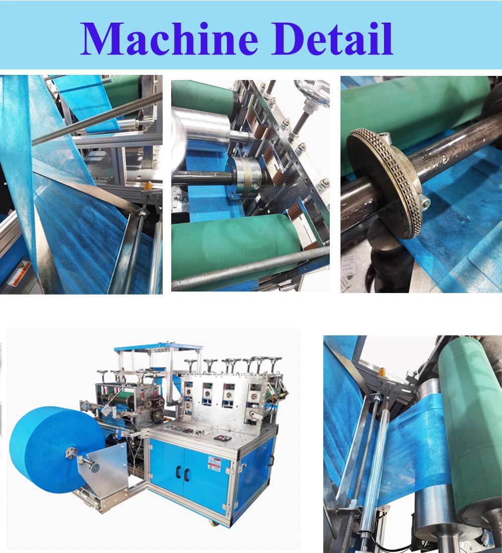 PP Non Woven PE Plastic Film Shoe Cover Making Machine Shoes Cover machinery