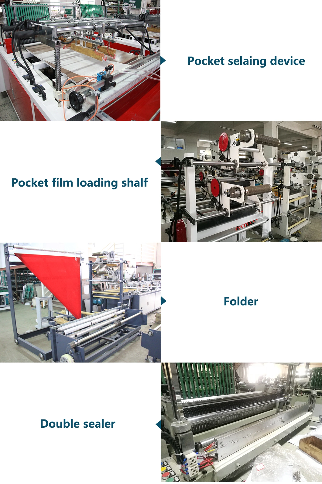 Automatic Multifunction PE Courier Bag Making Machine with Glue Disconnect