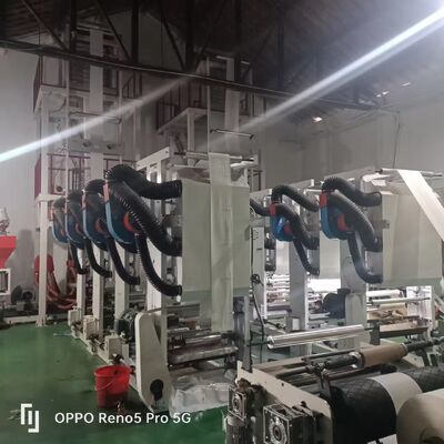 قطر پیچ 55mm 2 یا 65mm 2mm فیلم Extruder ماشین کل قدرت 11-21kw Extrusioncapacity 100 تا 500 کیلوگرم در ساعت برای فیلم پلاستیکی Extrusion