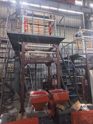 سیستم کنترل صفحه لمسی PLC تجهیزات اکسترودر فیلم پلی اتیلن با 80-180mm Die Head
