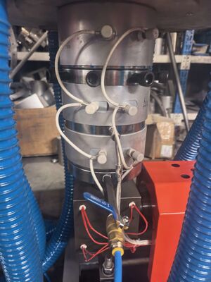 سیستم کنترل صفحه لمسی PLC تجهیزات اکسترودر فیلم پلی اتیلن با 80-180mm Die Head
