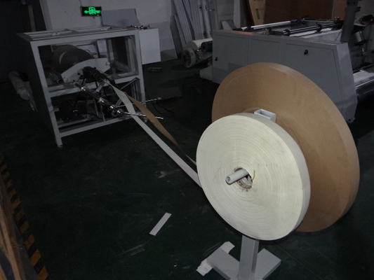 دستگاه ساخت طناب کیسه کاغذی کرافت برای دستگاه ساخت دسته طناب کیسه کاغذی 25-60 گرمی کاغذ#220 ولت