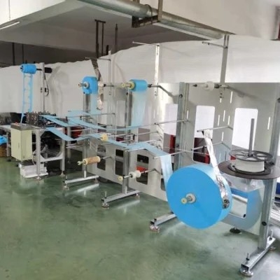 دستگاه ساخت ملحفه یکبار مصرف CE 70PCS/min دستگاه ماسک سازی با سرعت بالا KN95
