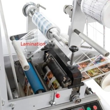 چاپگر برچسب فلکسو با سرعت بالا برای استیکرهای فیلم کاغذی با لمینیت لاک UV، دستگاه چاپ لیبل فلکسو 1-8 رنگ