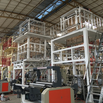 مینی پلاستیکی HDPE تک لایه دستگاه اکسترودر تک پیچ